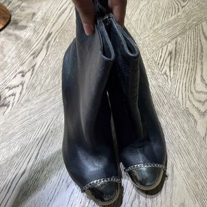 Christian Louboutin Black Ankle Boots